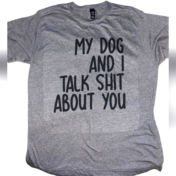 Gildan Tops - My dog and I custom tee
